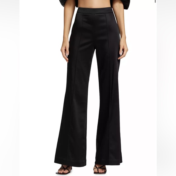 Simkhai Jordana Boot Cut Satin Pants - Picture 4 of 5